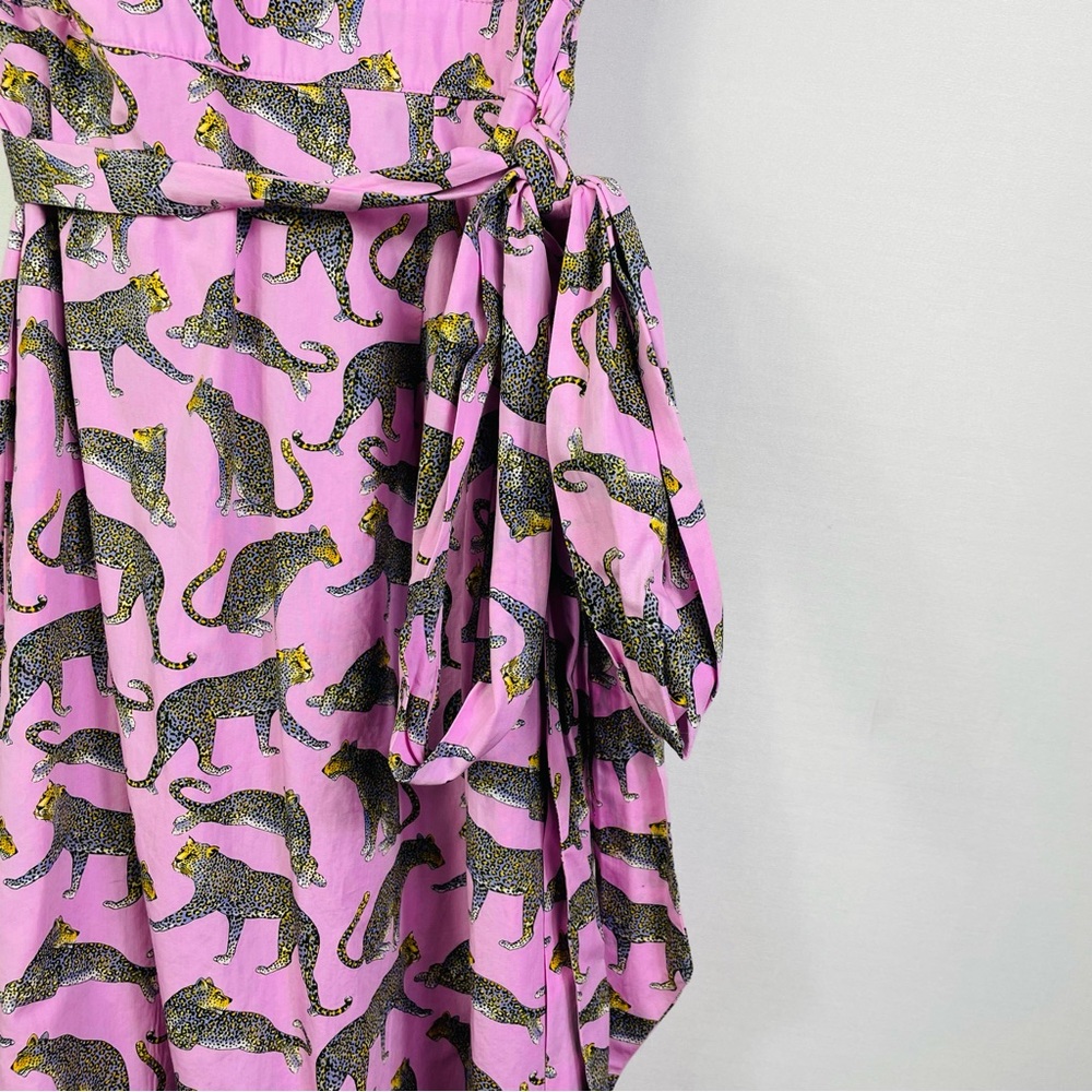 J. Crew Ratti Cheetah-print Wrap Dress - Picture 6 of 7